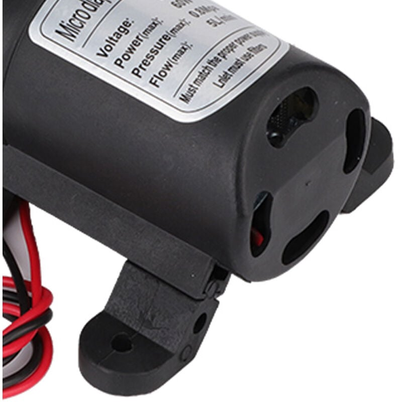 Bomba de agua de alta presión, bomba de agua de diafragma DC 12V 5 L/min 116 PSI Bomba de pulverización autocebante con abrazadera - 4