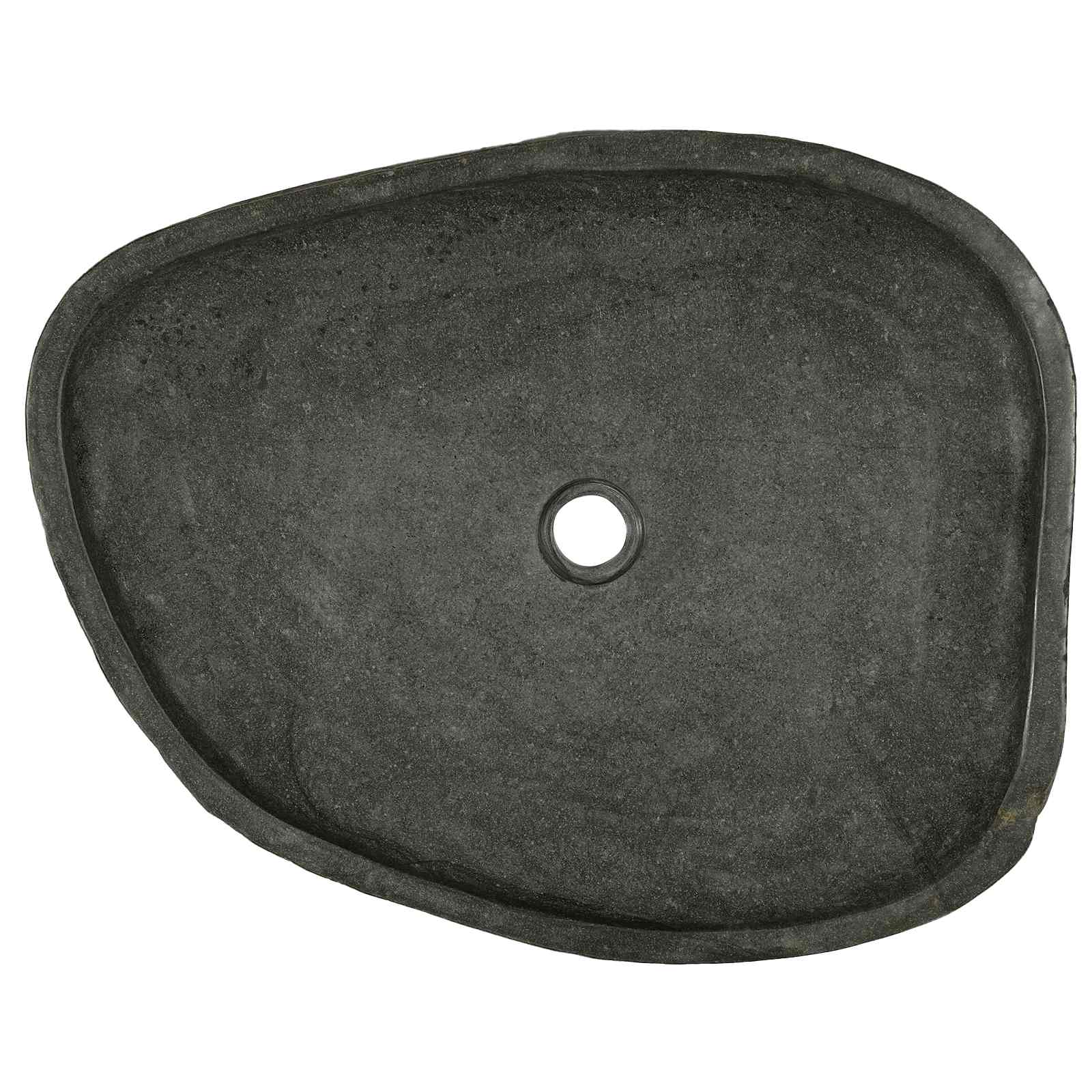 Umywalka Szary (55-65) x (40-50) x 6 cm Kamień rzeczny - 5
