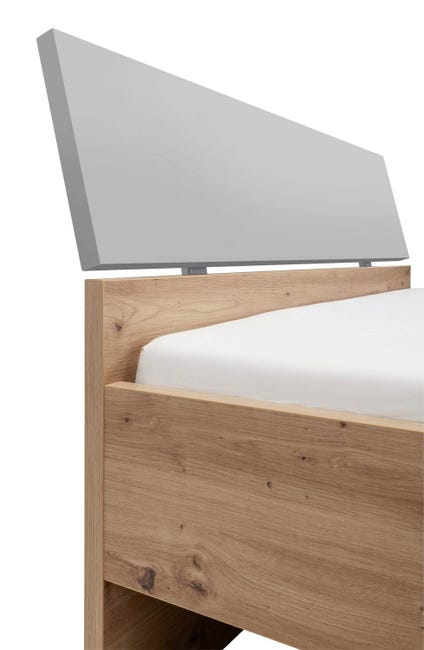COMPOSAD | Letto Piazza e Mezzo con Cassettoni Linea MI PIACE, (LxAxP) 126.40x87x211.80 cm, Colore Grigio Cemento e Bianco laccato, Made in Italy | Leroy Merlin COMPOSAD | Letto Piazza e Mezzo con Cassettoni Linea MI PIACE, (LxAxP) 126.40x87x211.80 cm, Colore Grigio Cemento e Bianco laccato, Made in Italy | Leroy Merlin