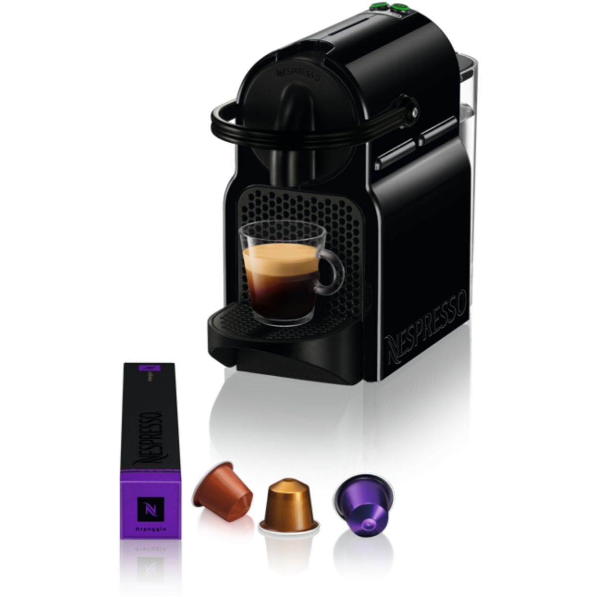 Cafetera de Cápsulas Nespresso 19 Bares DELONGHI EN80.B | (Ref.0132191981), Negra