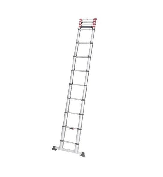 Hailo - Scala telescopica a 13 gradini Altezza di lavoro 4,50 m - FlexiLine