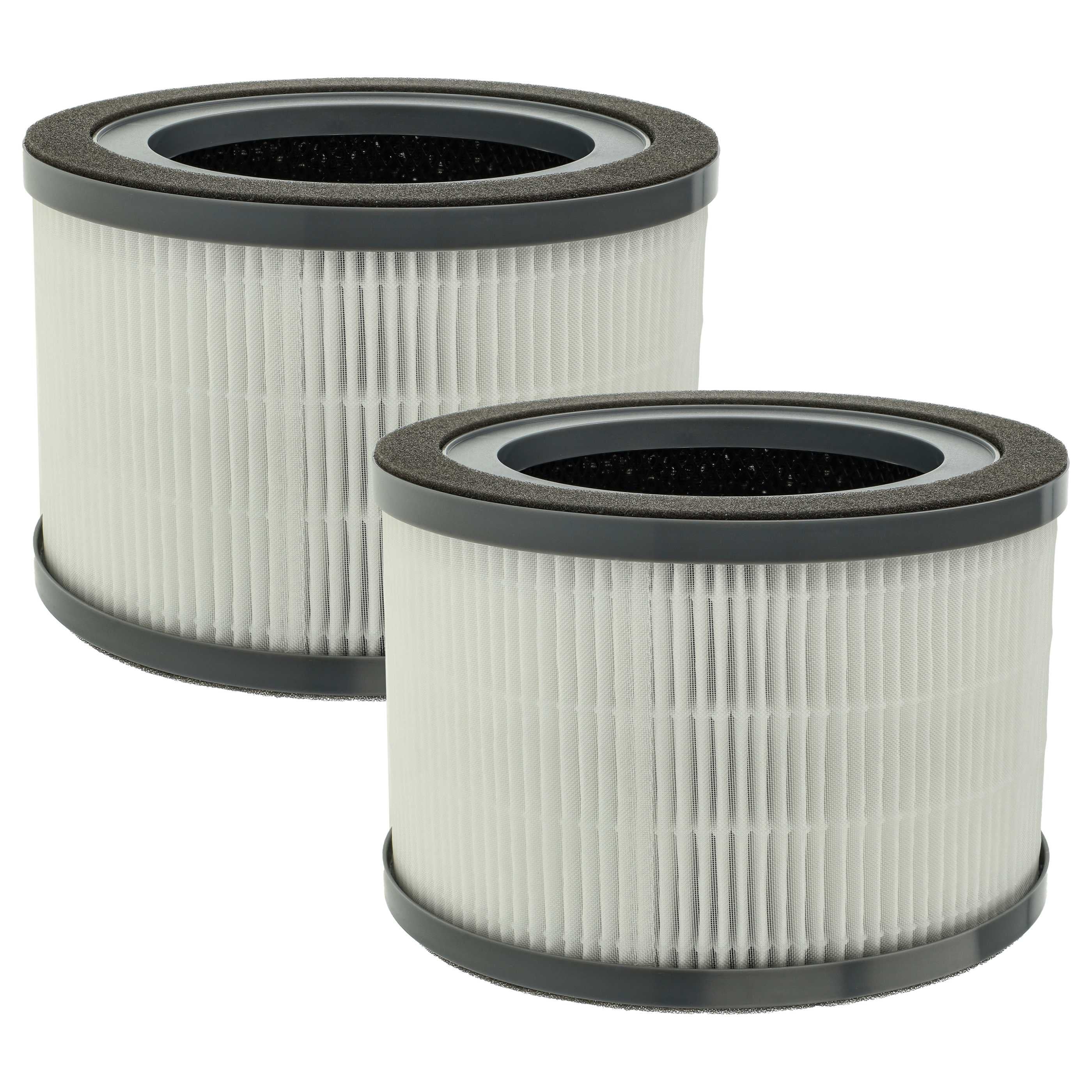 Vhbw Filtro Aria Per Comedes LR 200 - HEPA + Carbone Attivo - Ricambio PT94024