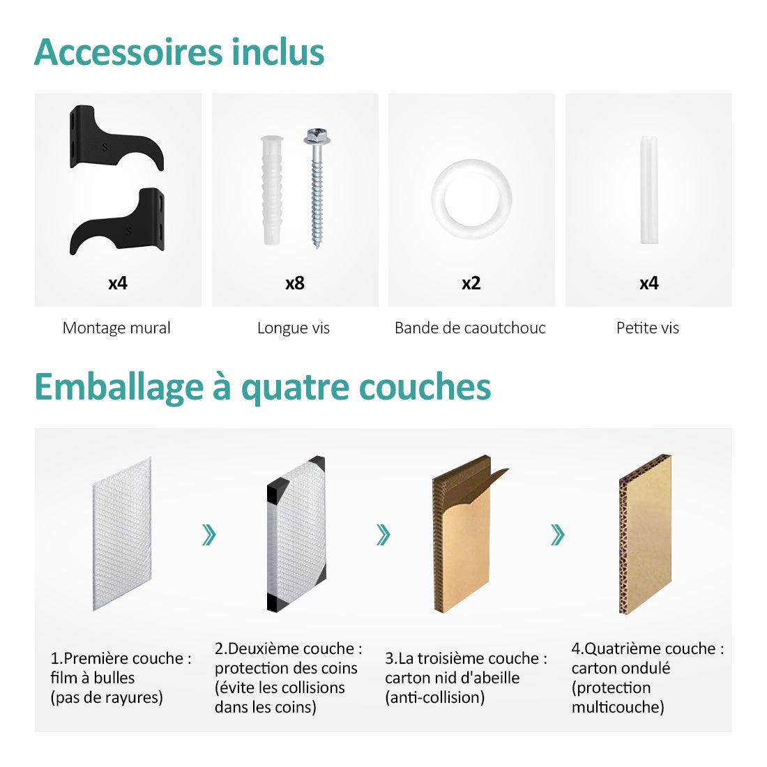 EMKE Radiateur eau chaude en acier Tube Plat Radiateur Mural Noir 160x30cm 889W Double Couche - 5