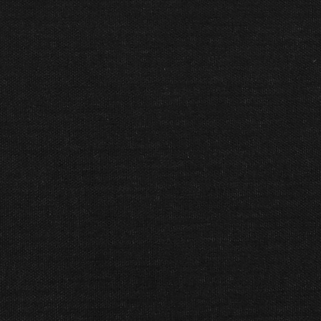 Cadre de lit sans matelas noir 180 x 200 cm tissu - 8