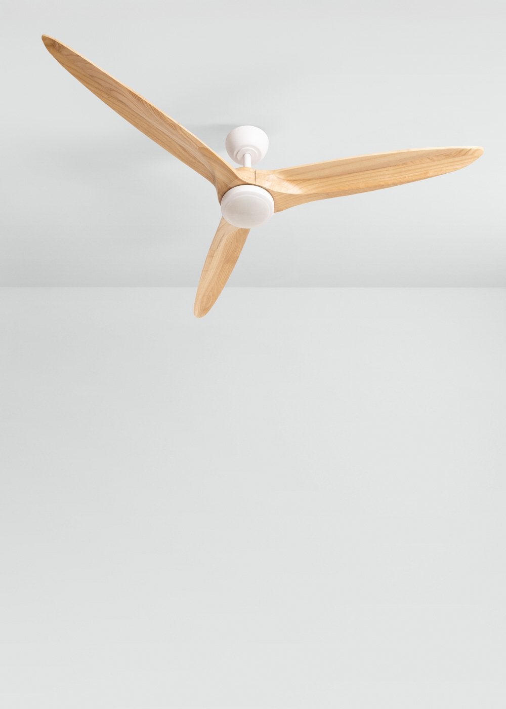 WIND CENTURY L - Ventilador de teto 40W silencioso Ø152 cm 100% madeira - Com luz - sem wifi - 2