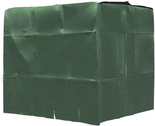 Housse De Protection Imperméable Pour Réservoir IBC, Tissu Oxford Avec Protection Uv Vert 120 X 100 X 116 Cm 96688425 Housse De Protection Imperméable Pour Réservoir IBC, Tissu Oxford Avec Protection Uv Vert 120 X 100 X 116 Cm 96688425