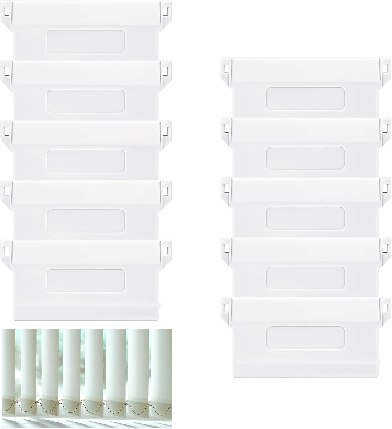 EveryHome Lot De 30 Poids Pour Store Vertical 89 Mm - Rechange Facile Et Solide