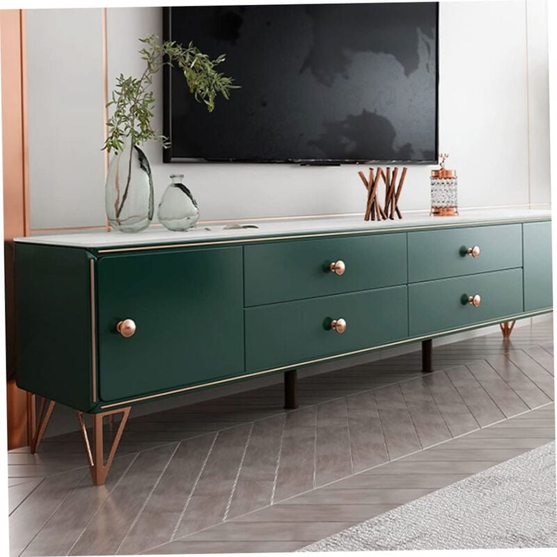 4x Pieds de Table Rose en Métal Triangulaires 15cm Pieds de Meuble Style Moderne pour Armoires Canapés Lit - 4