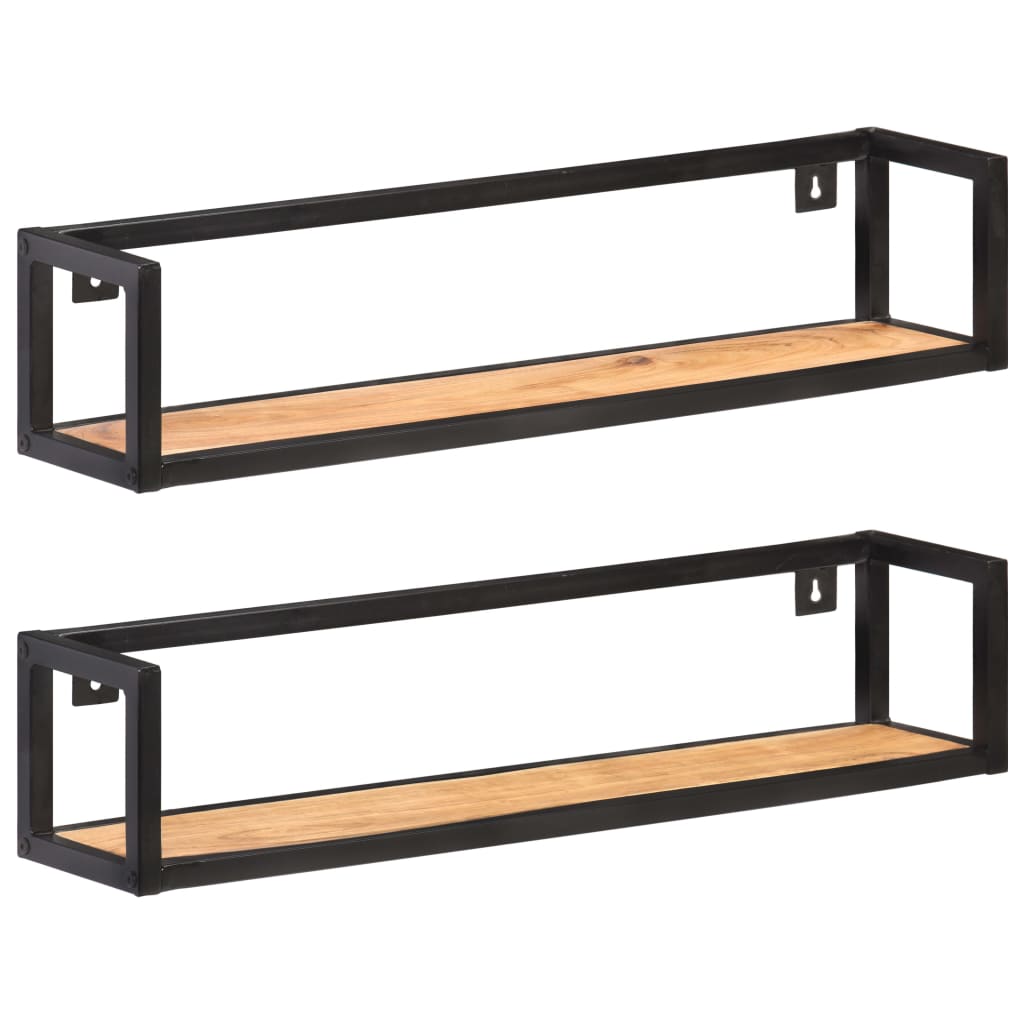 tag res Murales 2 Pcs 80 Cm Bois D acacia Massif Leroy Merlin tag-res-murales-2-pcs-80-cm-bois-d-acacia-massif-leroy-merlin