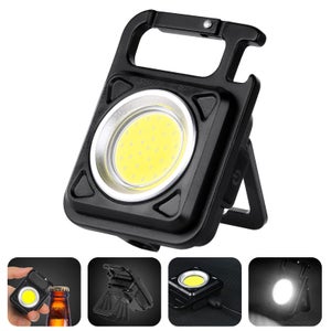 Lampe de poche porte-clés COB Mini lampe de poche COB lumineuse et