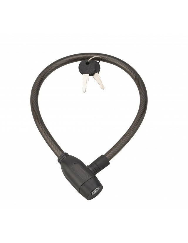 uxcell Antivol à câble pour vélo à combinaison réinitialisable à 4 chiffres, noir, 0,6 m