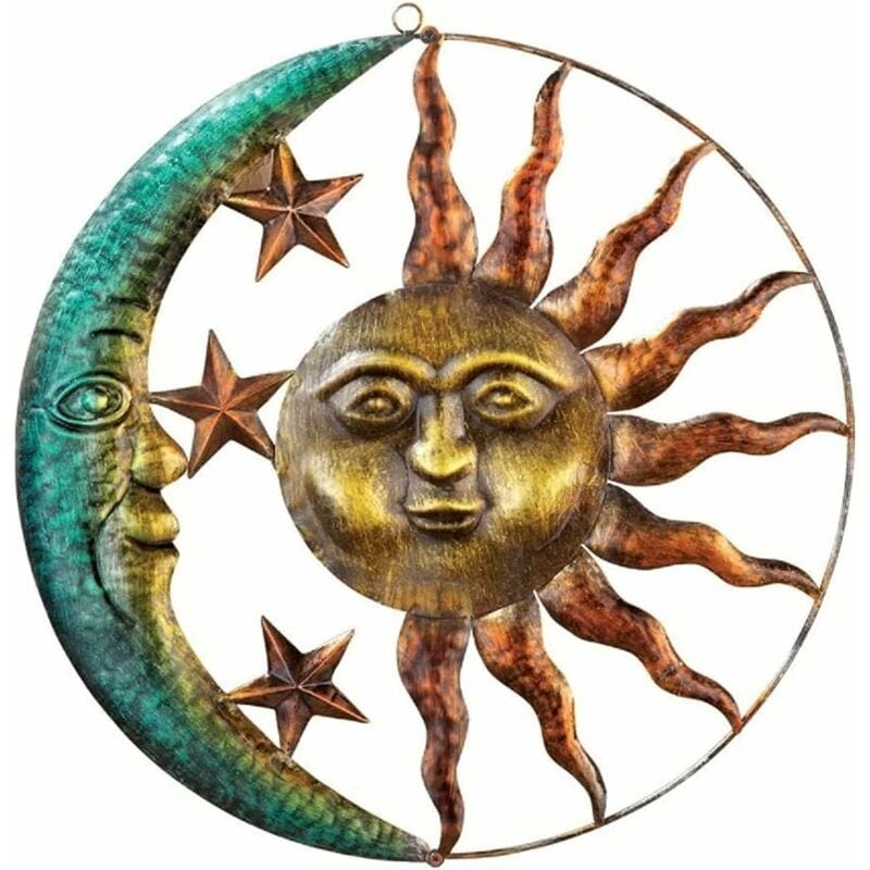 D coration Murale Soleil Et Lune En M tal D coration Murale Cr ative d-coration-murale-soleil-et-lune-en-m-tal-d-coration-murale-cr-ative