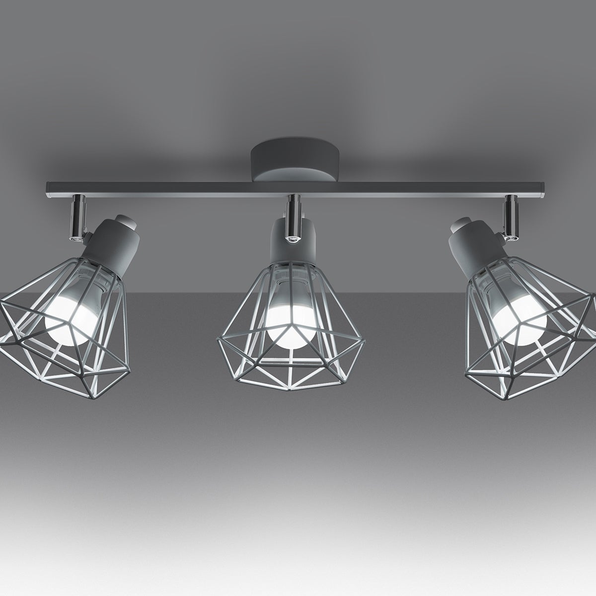 Plafon LUNOVA 3 biały LED 3000K - 52x17x19cm Sollux
