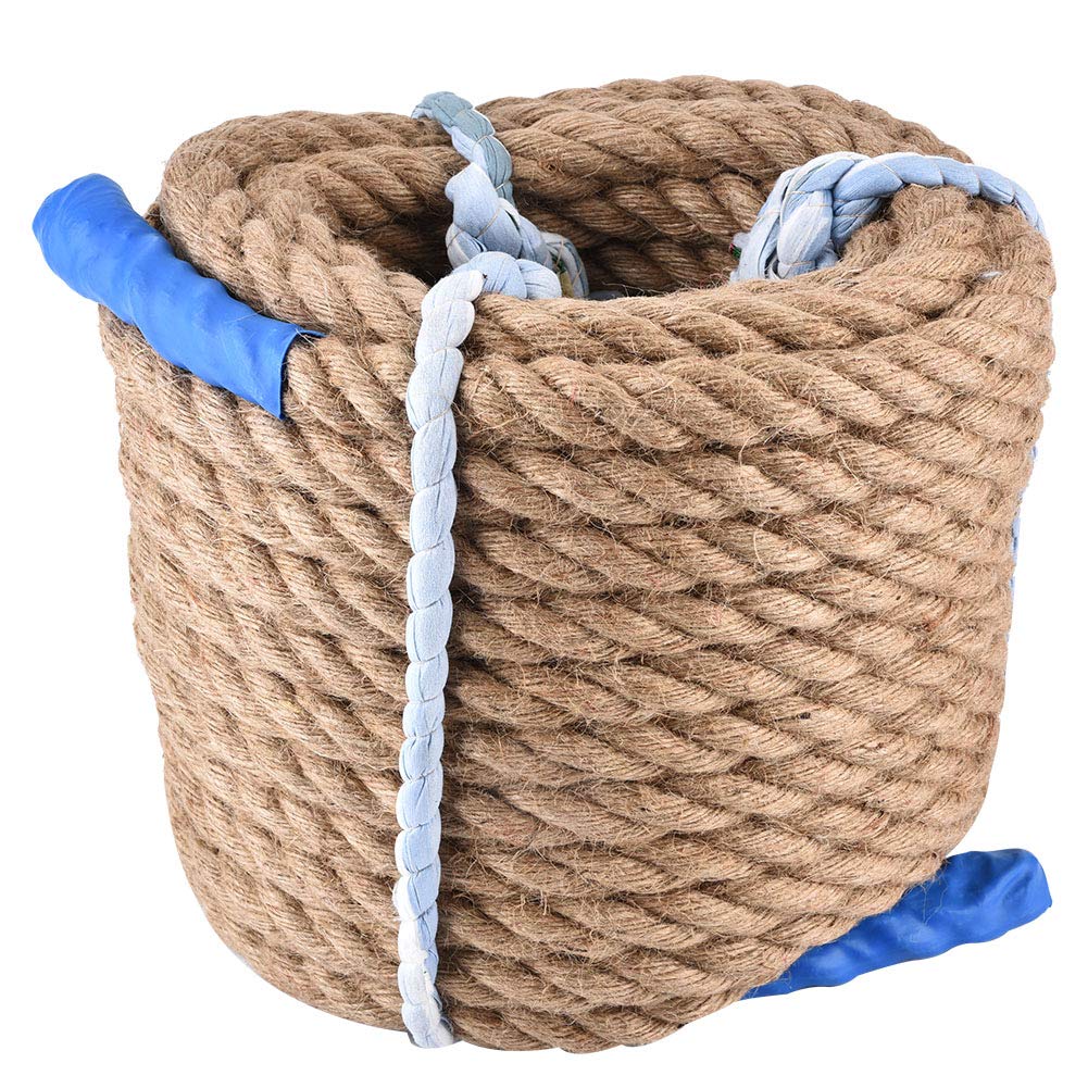 Corda Di Iuta Naturale 100% – 50 M, Spessore 26 Mm, Extra Forte Per Arrampicata, Decorazioni E Fai Da Te