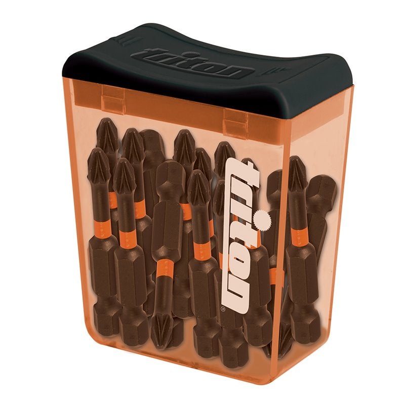 Lot de 15 embouts de vissage impact Pozidriv - PZ2 - 50 mm | Leroy Merlin