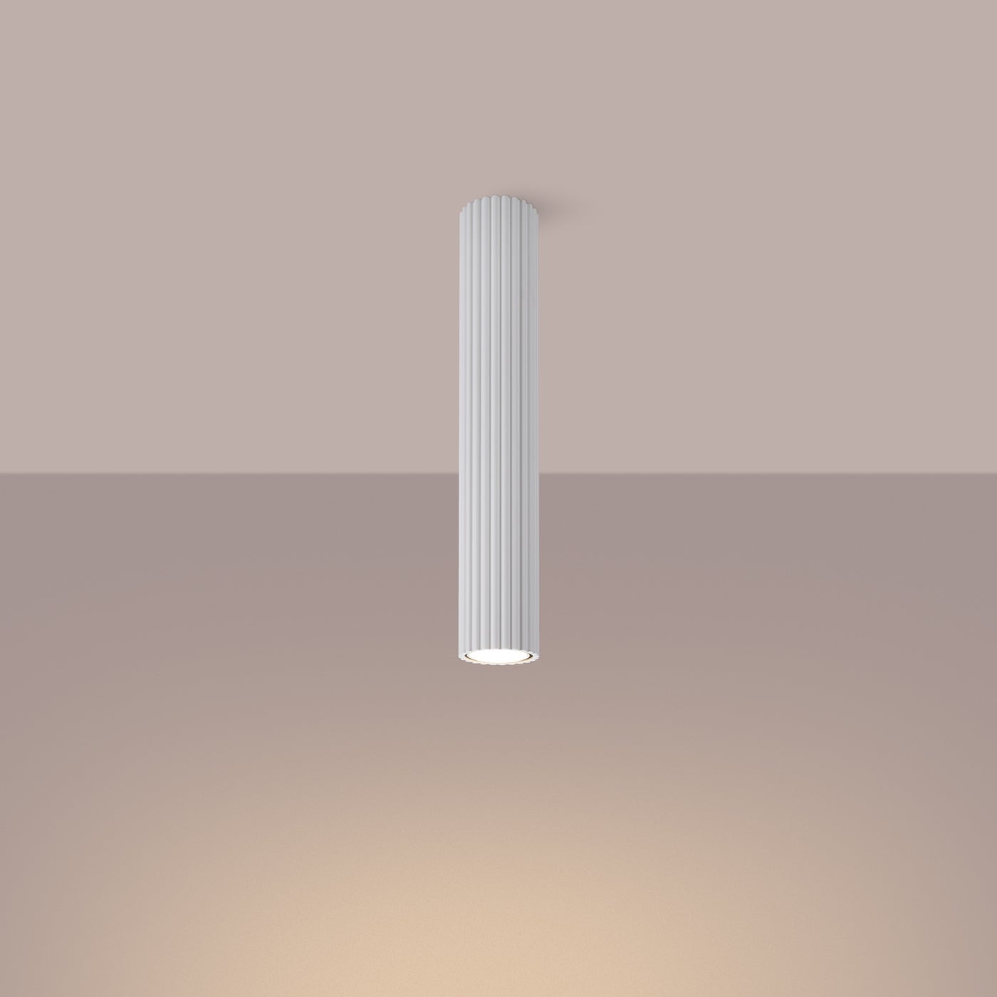 Plafon GLOOW 40 biały LED 3000K - 6.5x6.5x40cm Sollux