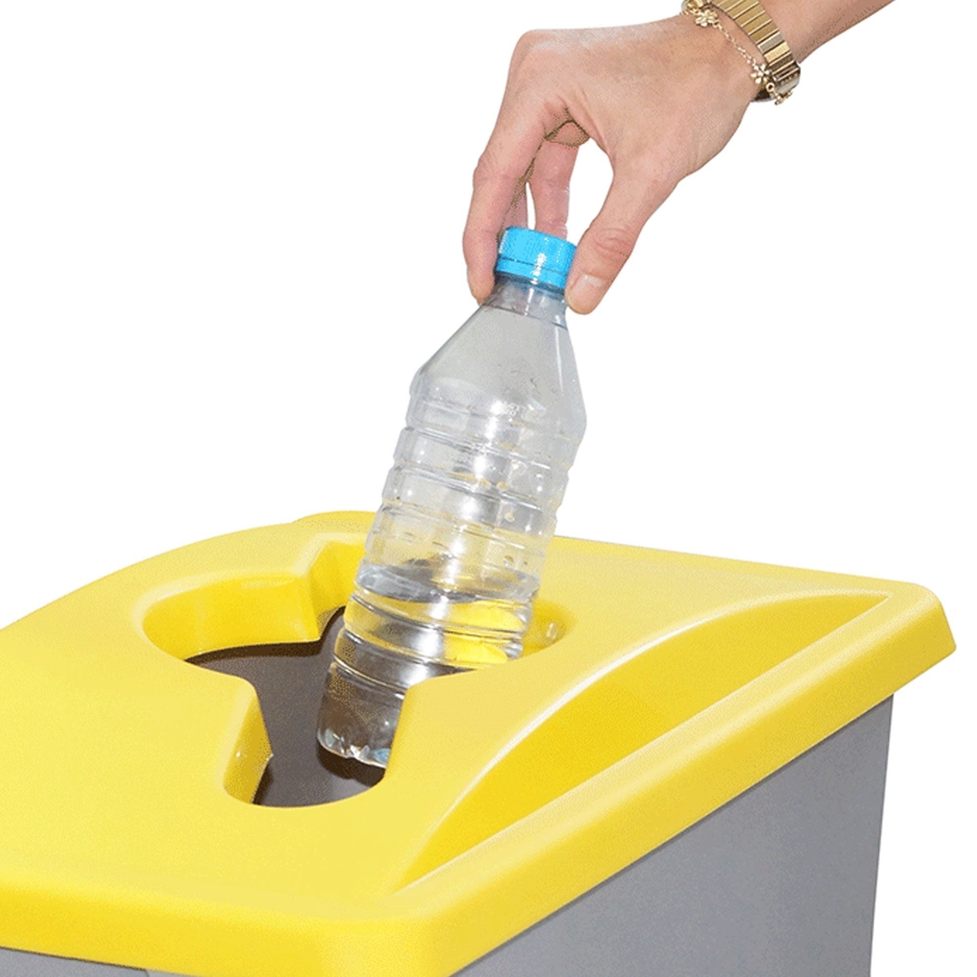 Contenitore WELLHOME 85L con apertura 42x57x76cm con 10 sacchi spazzatura da 100L - 9