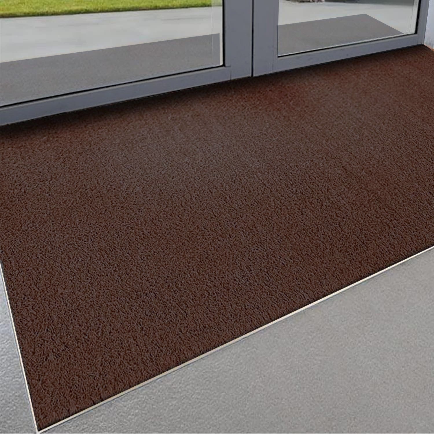 Paillasson Coco Naturel 100x200 cm Coloré Antidérapant Sur Mesure Tapis D'Entrée Marron - 3