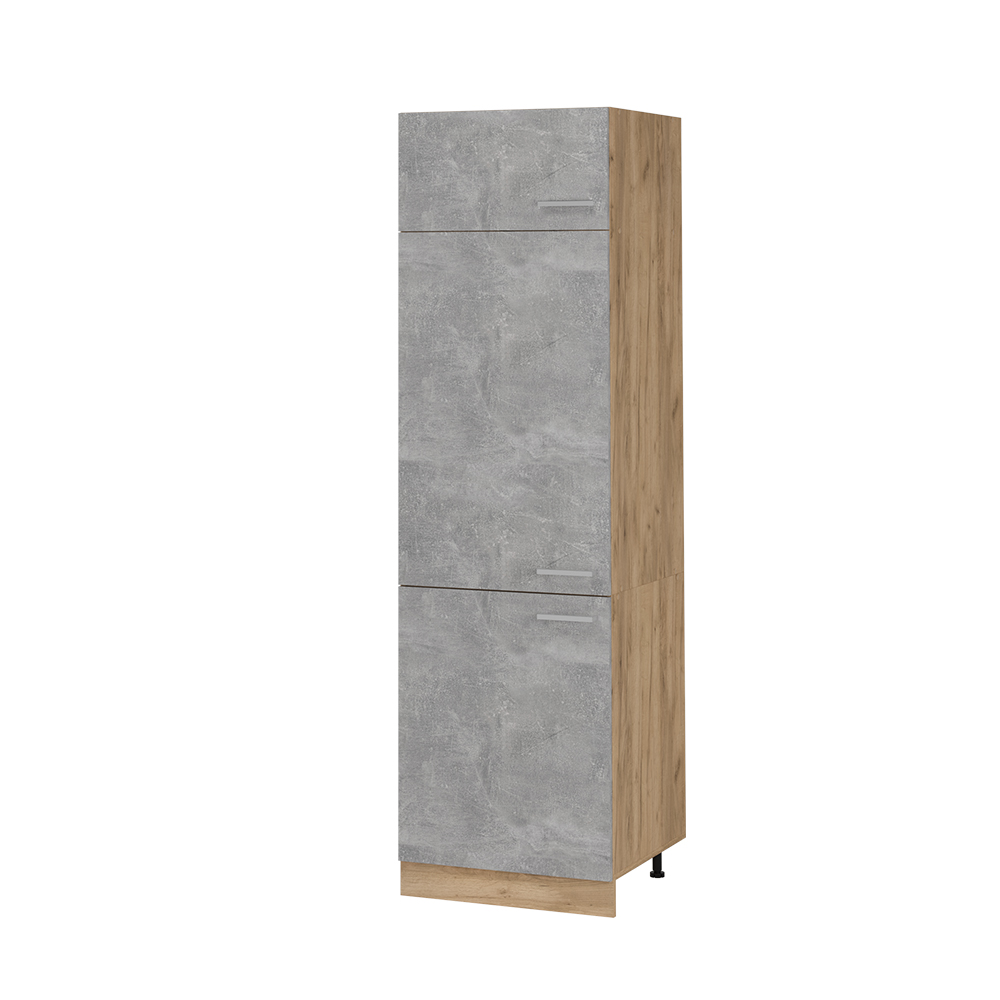 Vicco Szafka na lodówkę R-Line, Beton, 60 cm