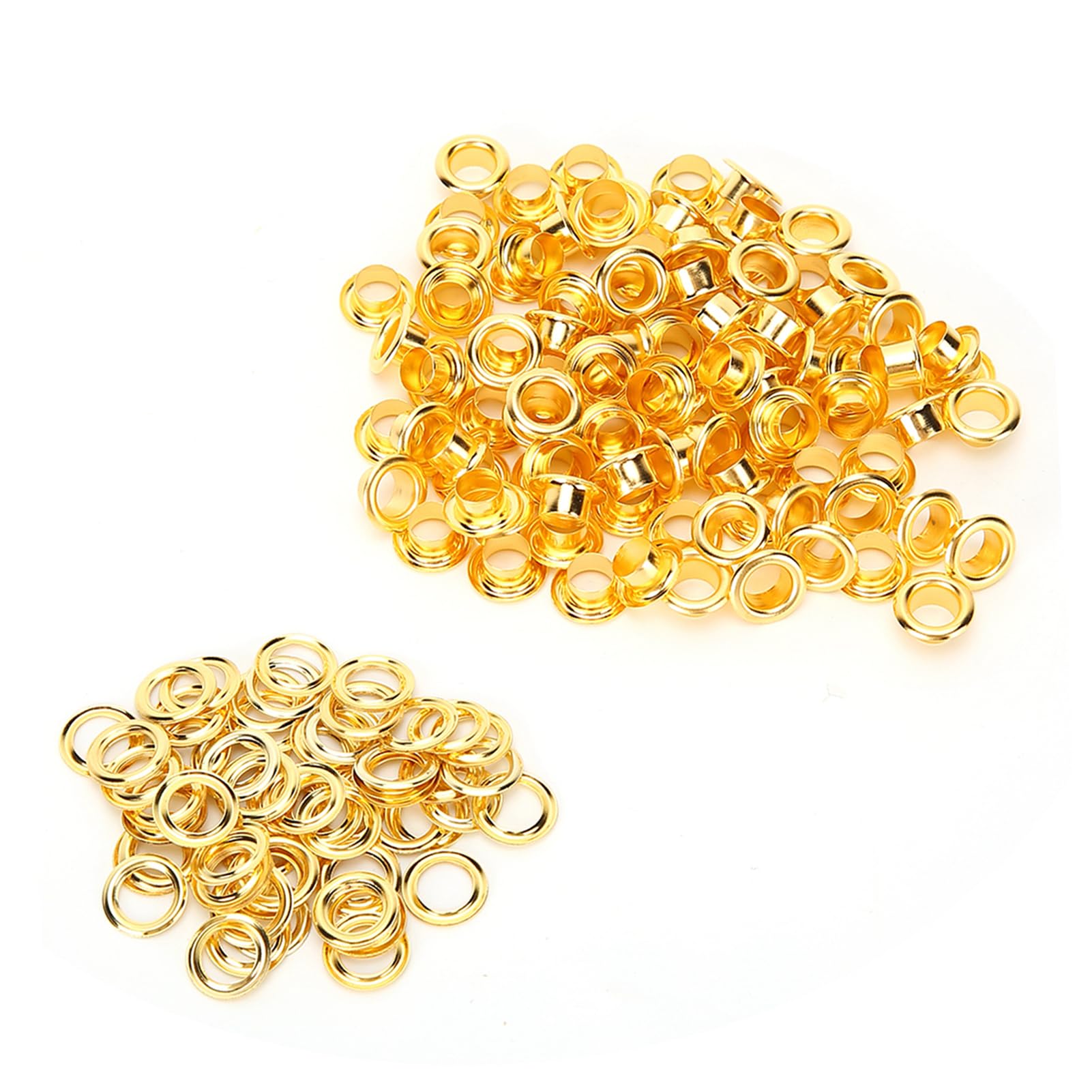 100 pièces Kit œillets œillets en laiton métal œillets avec rondelle chaussures vêtements toile cuir bricolage projets diamètre intérieur 4mm( argent 100 pièces Kit œillets œillets en laiton métal œillets avec rondelle chaussures vêtements toile cuir bricolage projets diamètre intérieur 4mm( argent