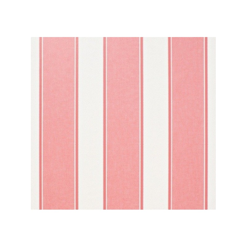 Papel pintado pared raya con pespunte rojo - raya pespunte rojo camarasa - rollo de 10 m x 0,53 m