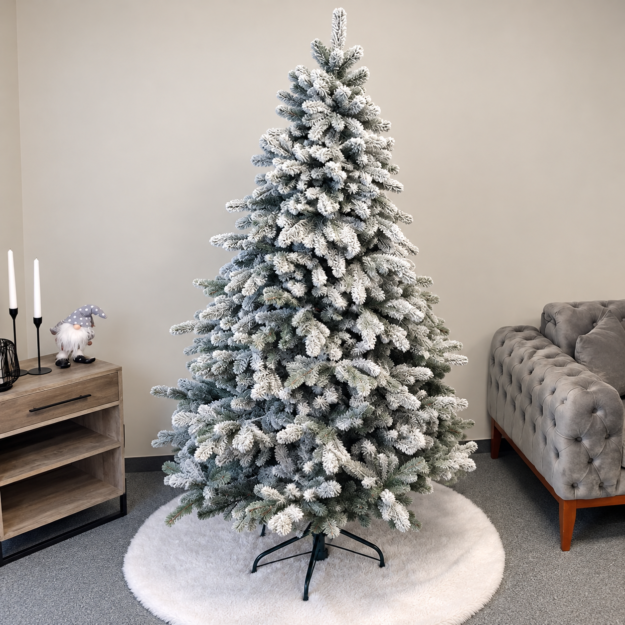 Brad artificial Christmas Deluxe, Kovalivka Select nins, integral 3D, 210cm 210 cm