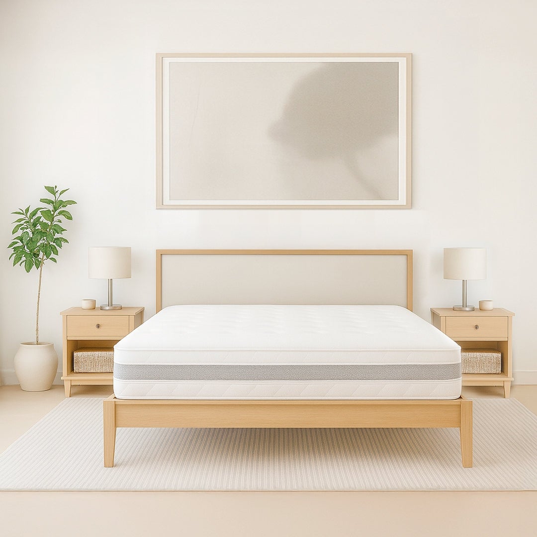 Materac 80x190 ergonomiczny i oddychający 20 cm | Naturalny komfort i skandynawski design o wysokiej twardości | Made in Italy