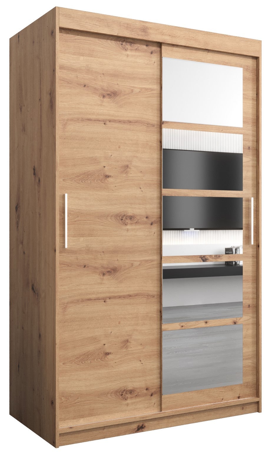 Szafa przesuwna garderoba ROMA 1 120 x 62 x 200 cm Artisan - Abiks Meble