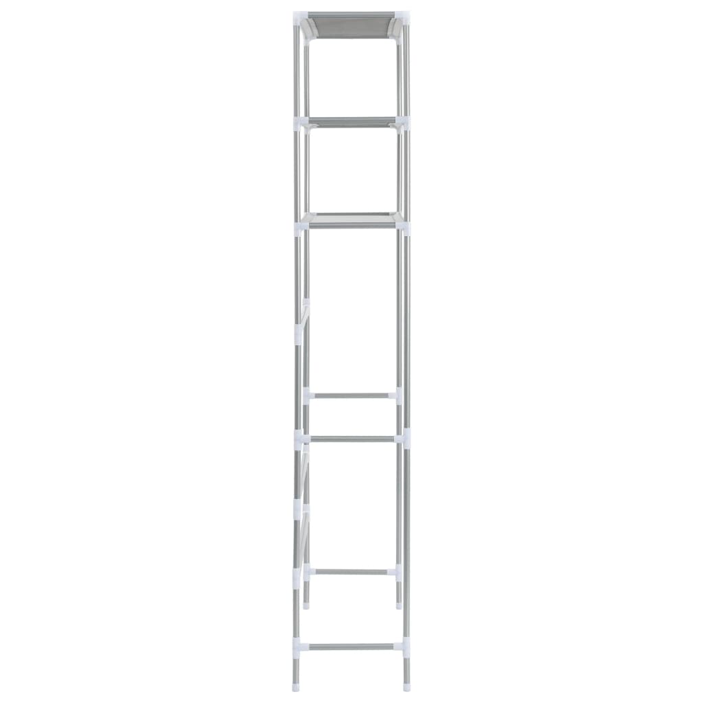 Maison Exclusive - Support de rangement à 3 niveaux Argenté 69x28x169 cm - 5