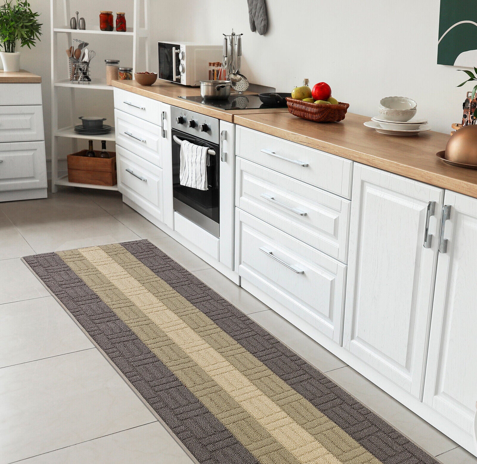 Tappeto da cucina Deliziosa di Maè con antiscivolo in tante misure e colori