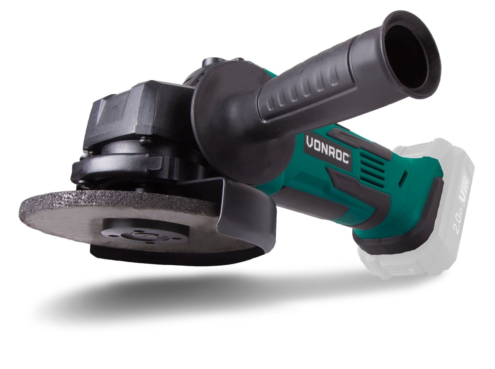 Meuleuse Roloc Meuleuse d'angle VONROC sans fil 115mm VPower 20V. Sans batterie, ni ...