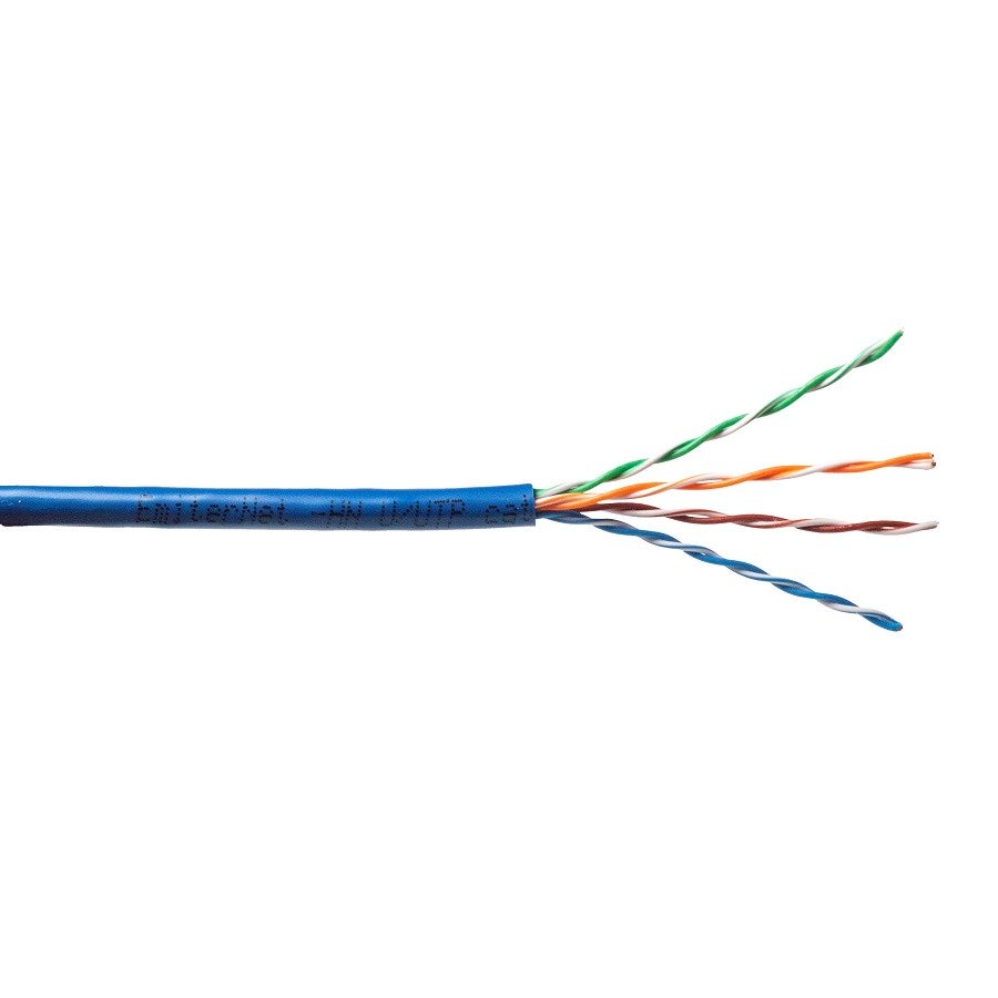 Cable Emitter Net UTP (U/UTP) Cat.5e, Trenzado, 4x2x24AWG, PVC, Azul ...
