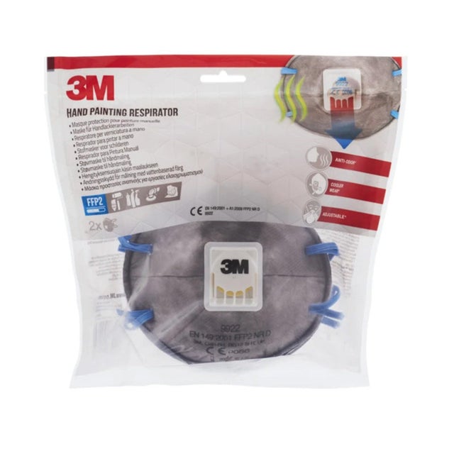 Lot de 2 masques anti-odeurs avec valve Pack Peinture FFP2