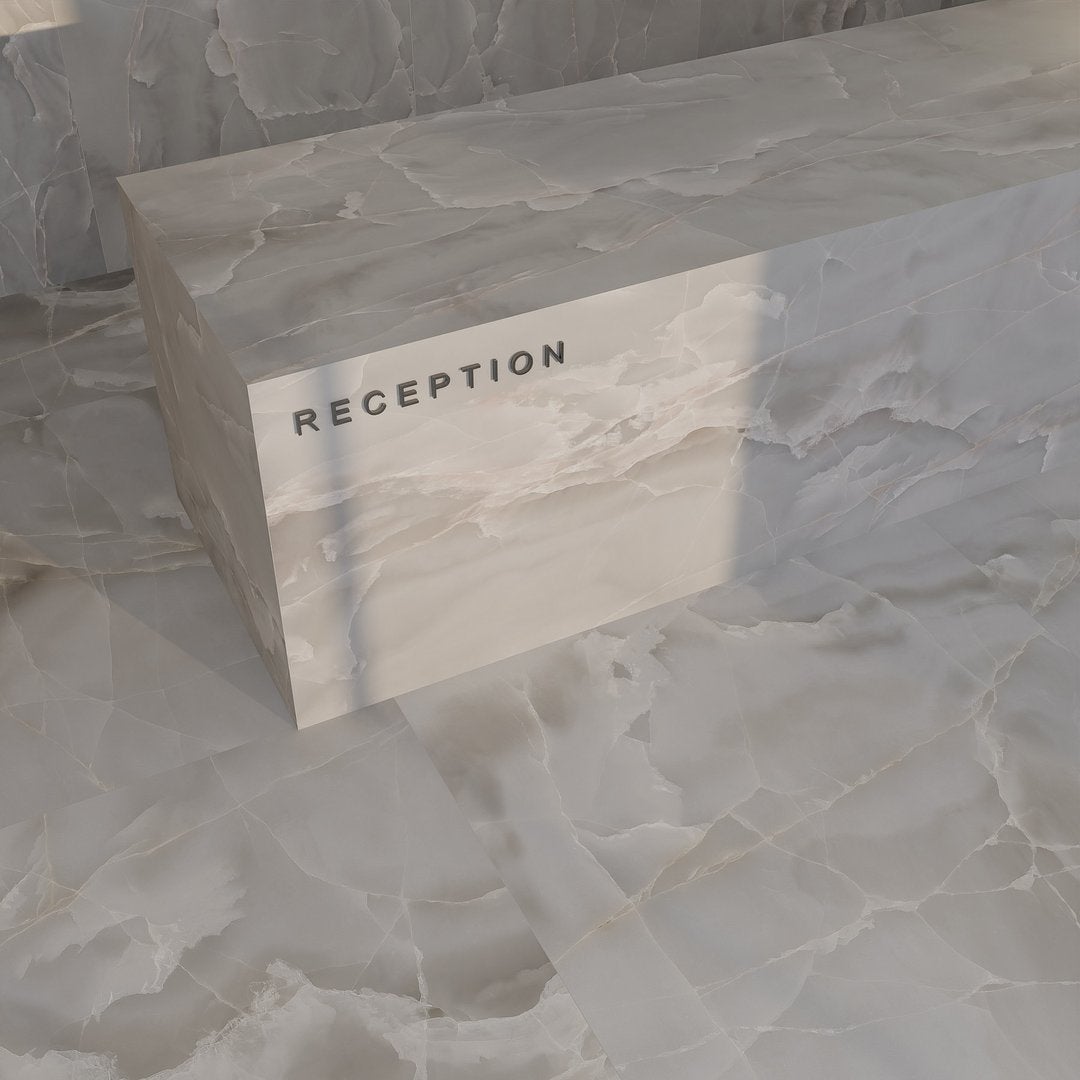 Alabastro Bianco Opaco 6 mm - Piastrelle 60x60 cm 9 mm - SSH 4003 60x60 MATT R9 9 mm - 2