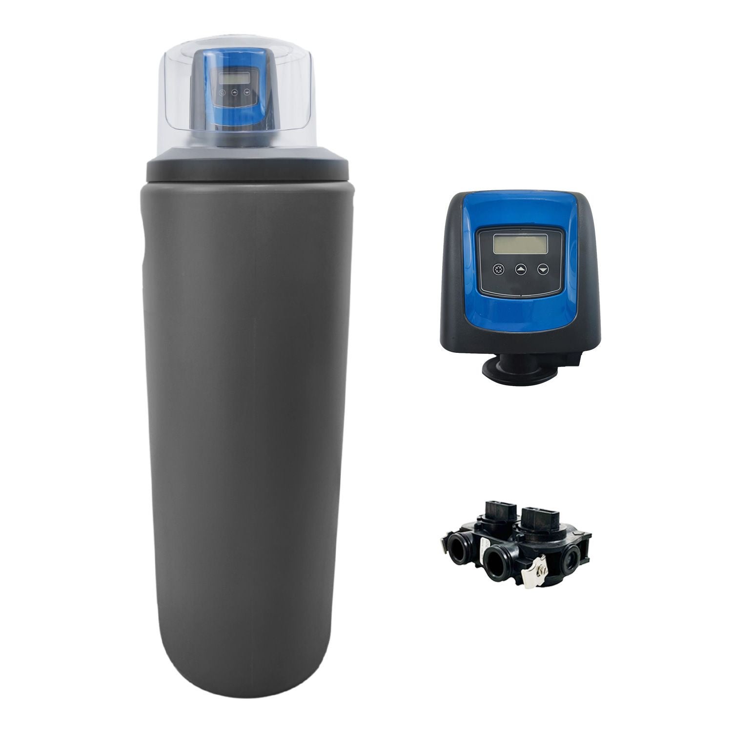 Adoucisseur D’eau TOODO 20L Fleck 5800 SXT – Monobloc Volumétrique (Anthracite)