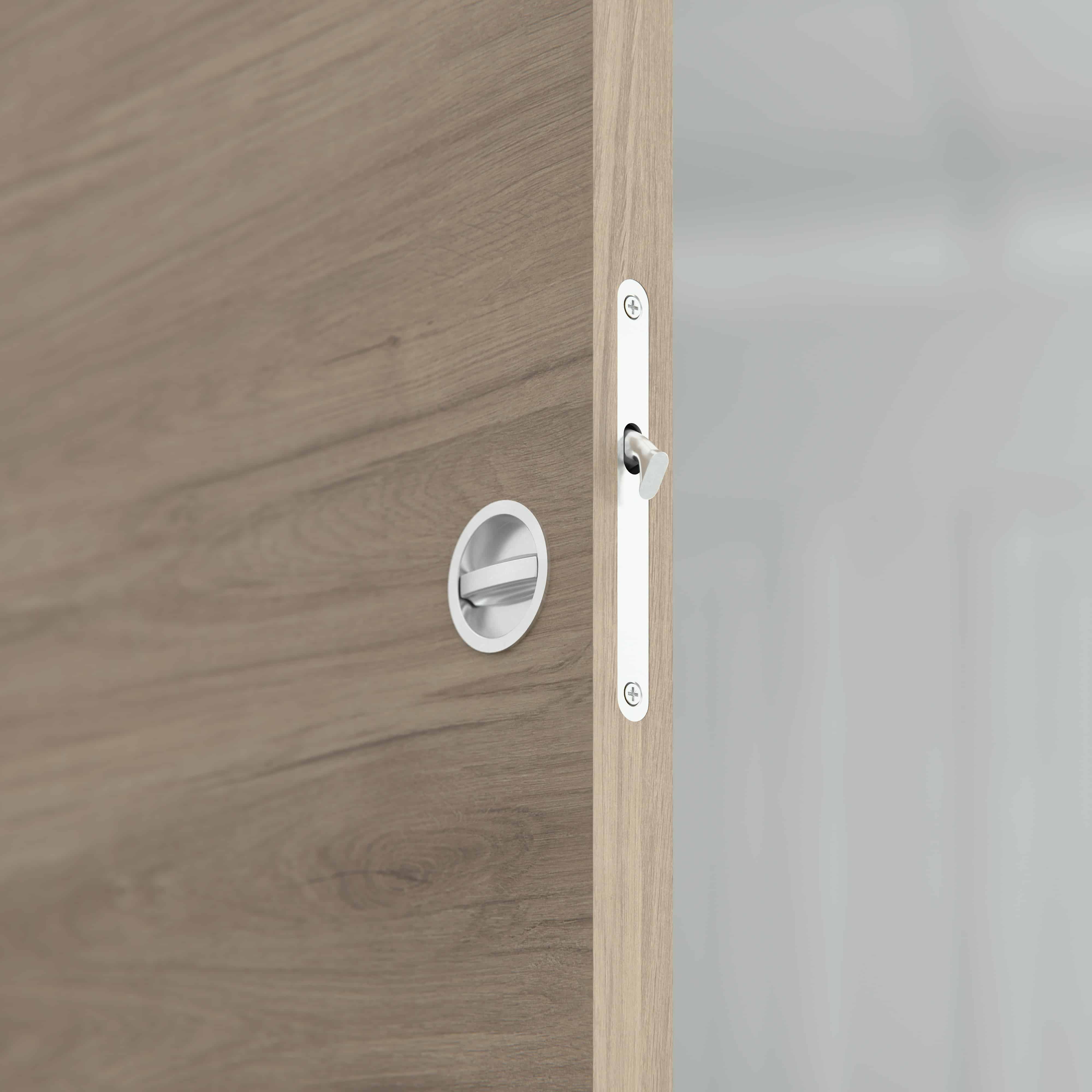 Porte Coulissante avec Rail + Serrure - Denver 83 cm - 2
