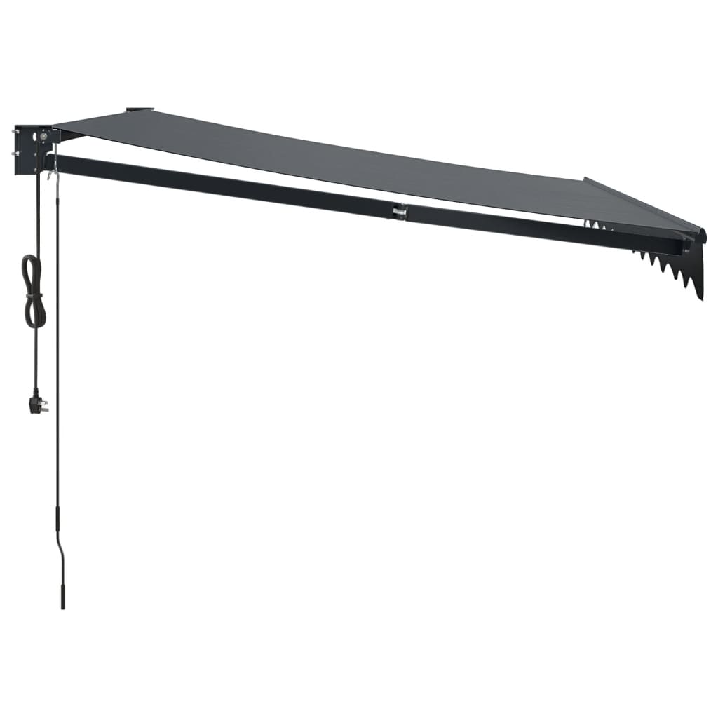 Toldo retrátil automático | Toldo exterior | Toldo para-sol 3,5x2,5 m antracite CFW923337 - 4
