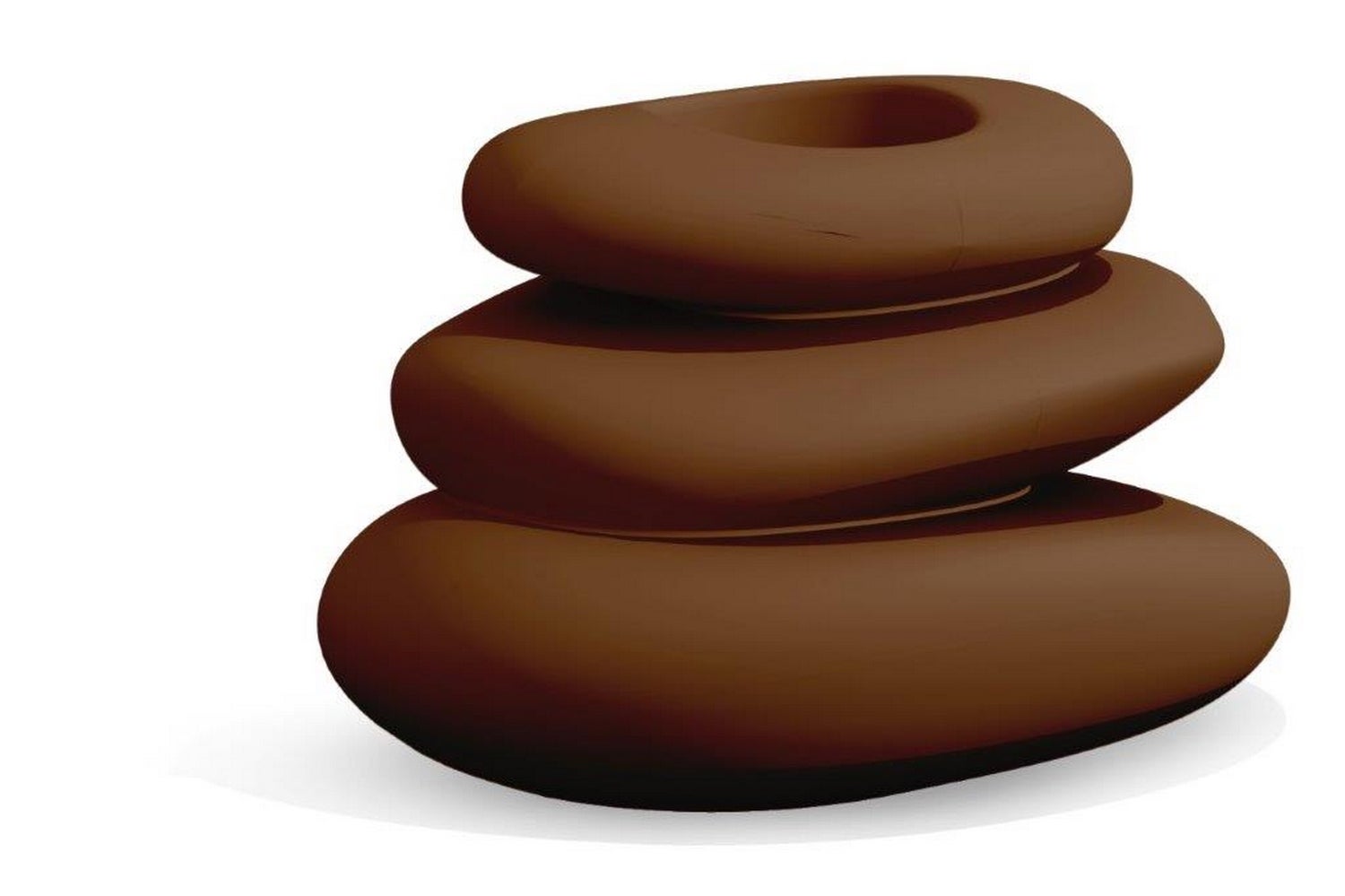 Vase Eden Brown en Polymère Monacis - Cm 75X62X47 H - 5