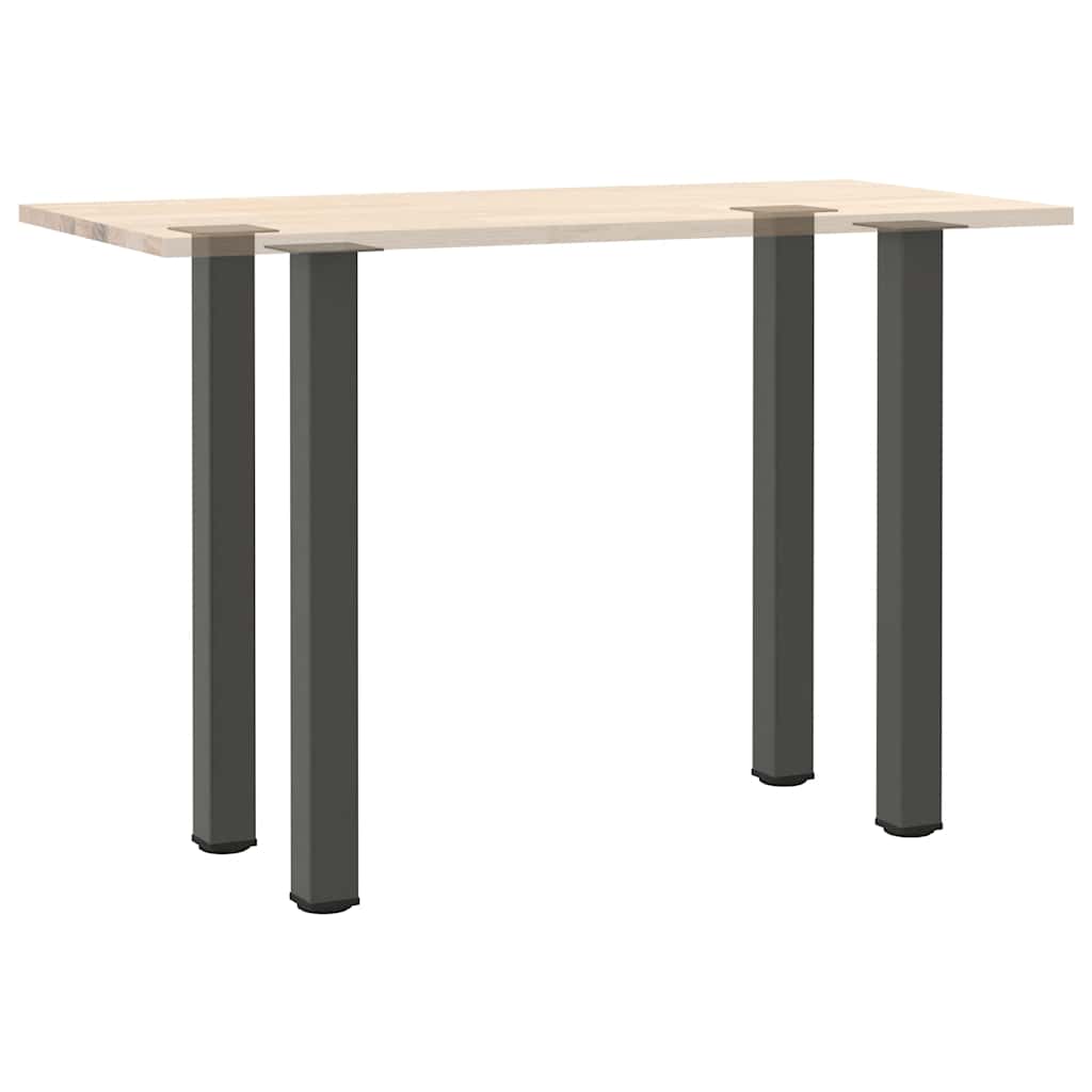 Pernas para mesa de centro 4 peças aço antracite 100-102 cm - COMFORTXL - 7