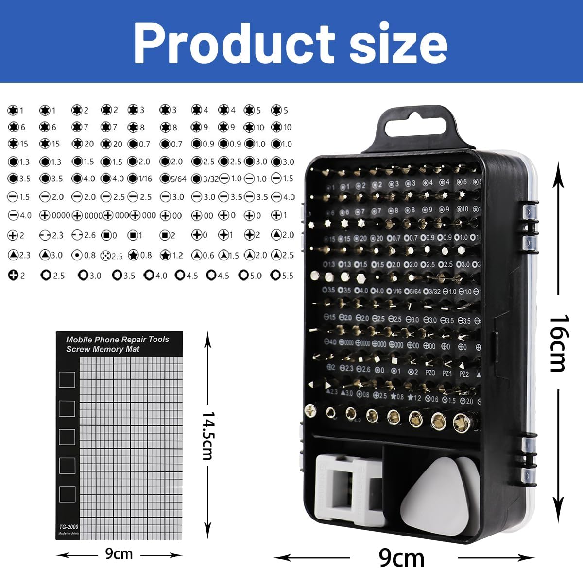 Kit de 7 Tournevis de Précision pour Ordinateurs - Trousse à Outils PC