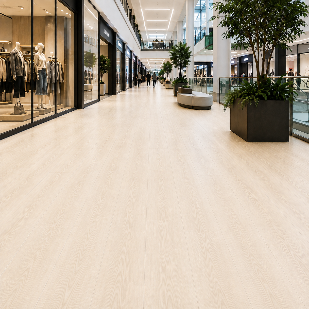 Arquiservi® - SPC XL Suelo vinílico Roble Rey【2,23 m²】- 5,7 mm - Uso comercial y oficinas | Resistente y estable | Cálido y silencioso - 5