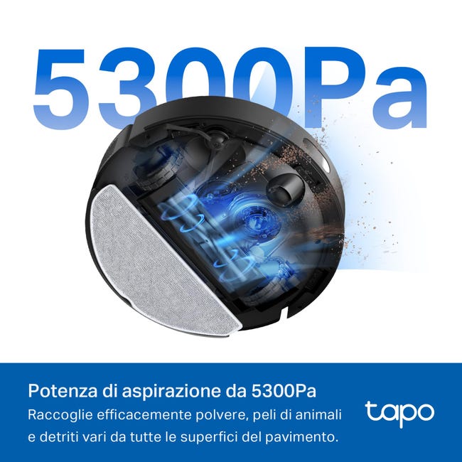 Serbatoio Acqua 2 In 1 Per Robot Tapo RV30 Plus/RV20 Max - Con Scatola Polvere E Mocio, Ricambio Per Pulizia Pavimenti