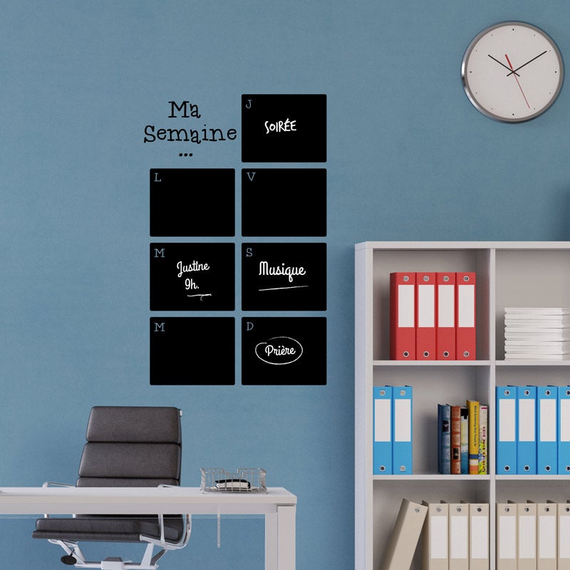 Adesivo lavagna La mia settimana è arrivato - Sticker adesivo - adesivi murali - 65x40cm - 3