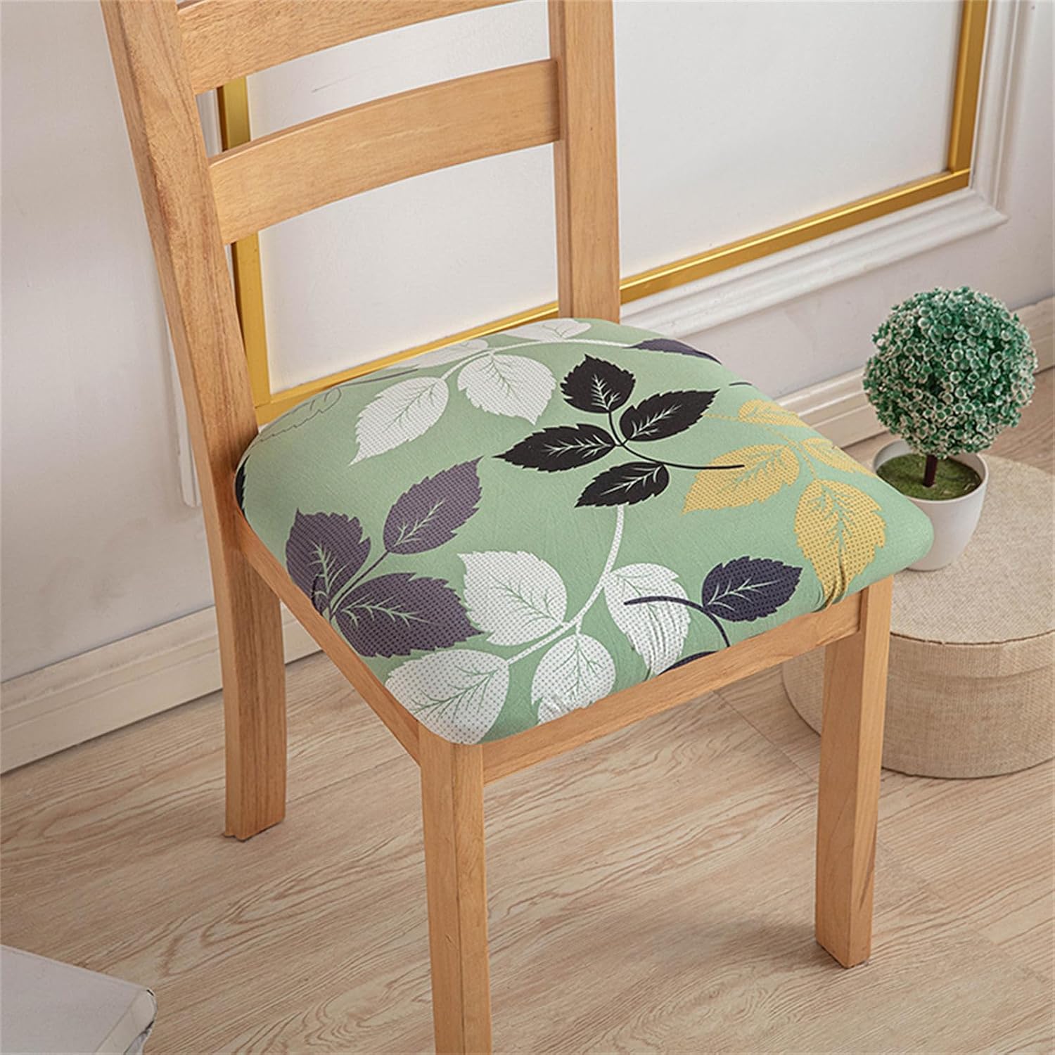 Pokrowiec na krzesło, rozciągliwy pokrowiec na krzesło do jadalni, elastyczny pokrowiec na krzesło (prześcieradła, 4 sztuki)