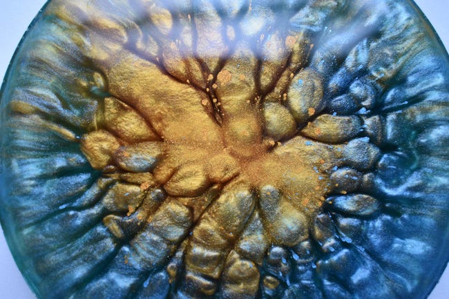 Waysroma 100g Polvere Di Mica,Oro Colori Per Resina Epossidica Naturale Colorante Candela,per - Foto 2