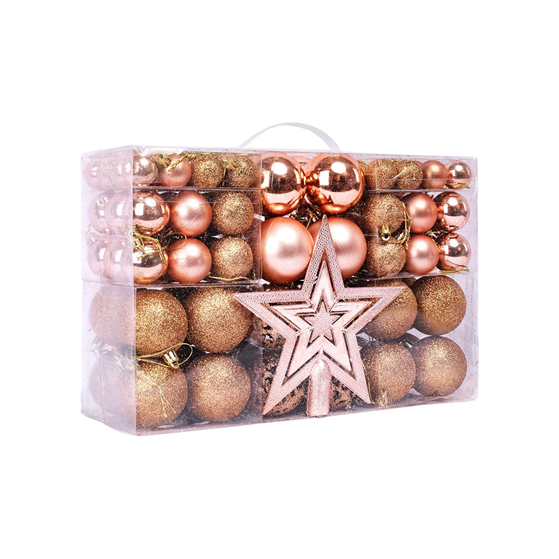 Lot De 50 Boules De Noël Rouge Et Or Jodsen - Décorations Pour Sapin, Taille Moyenne
