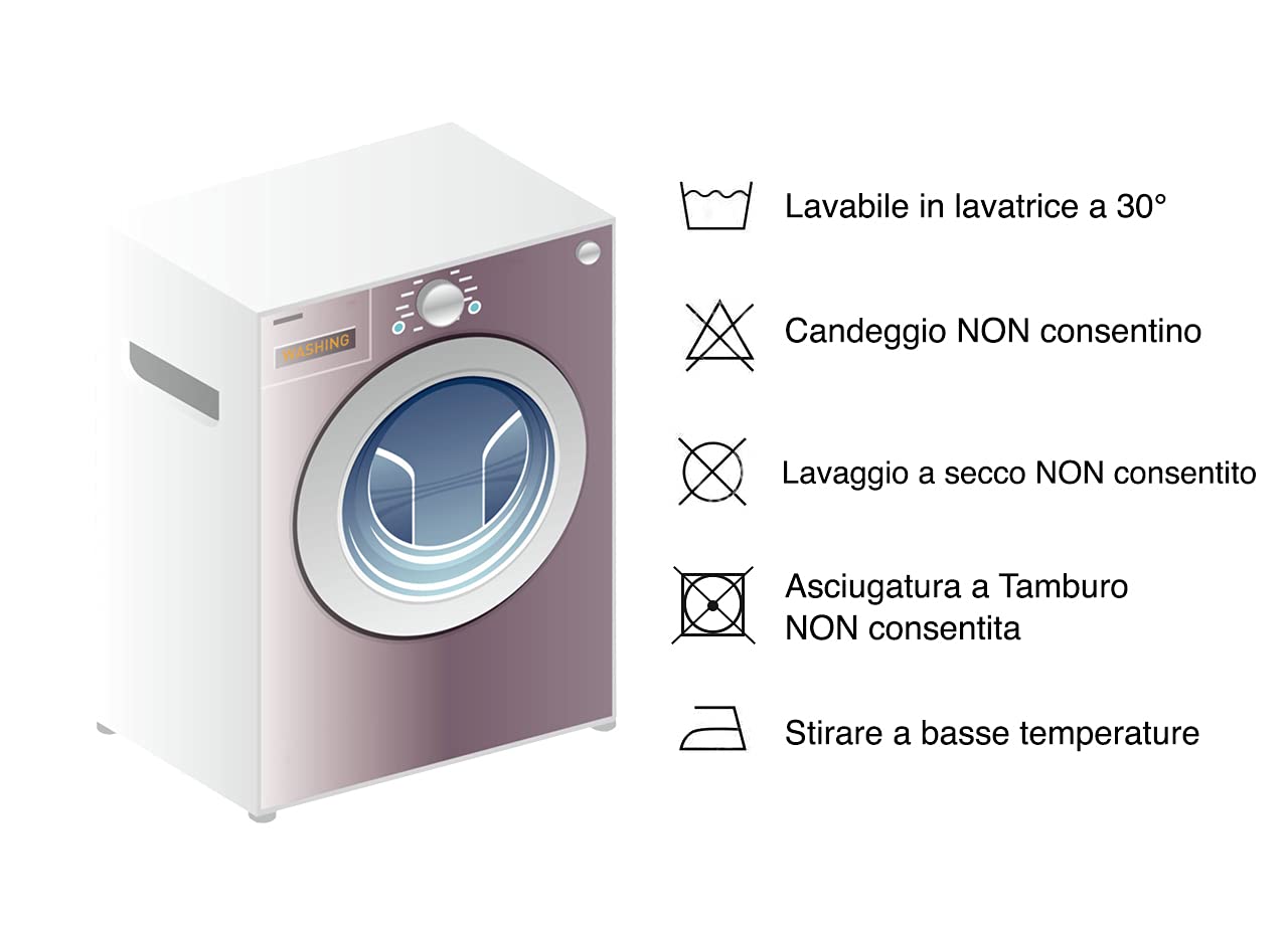 BIANCHERIAWEB Tovaglia Cucina e Salotto Fantasia Melograno Made in Italy Copri Tavolo in 100% Cotone - 7
