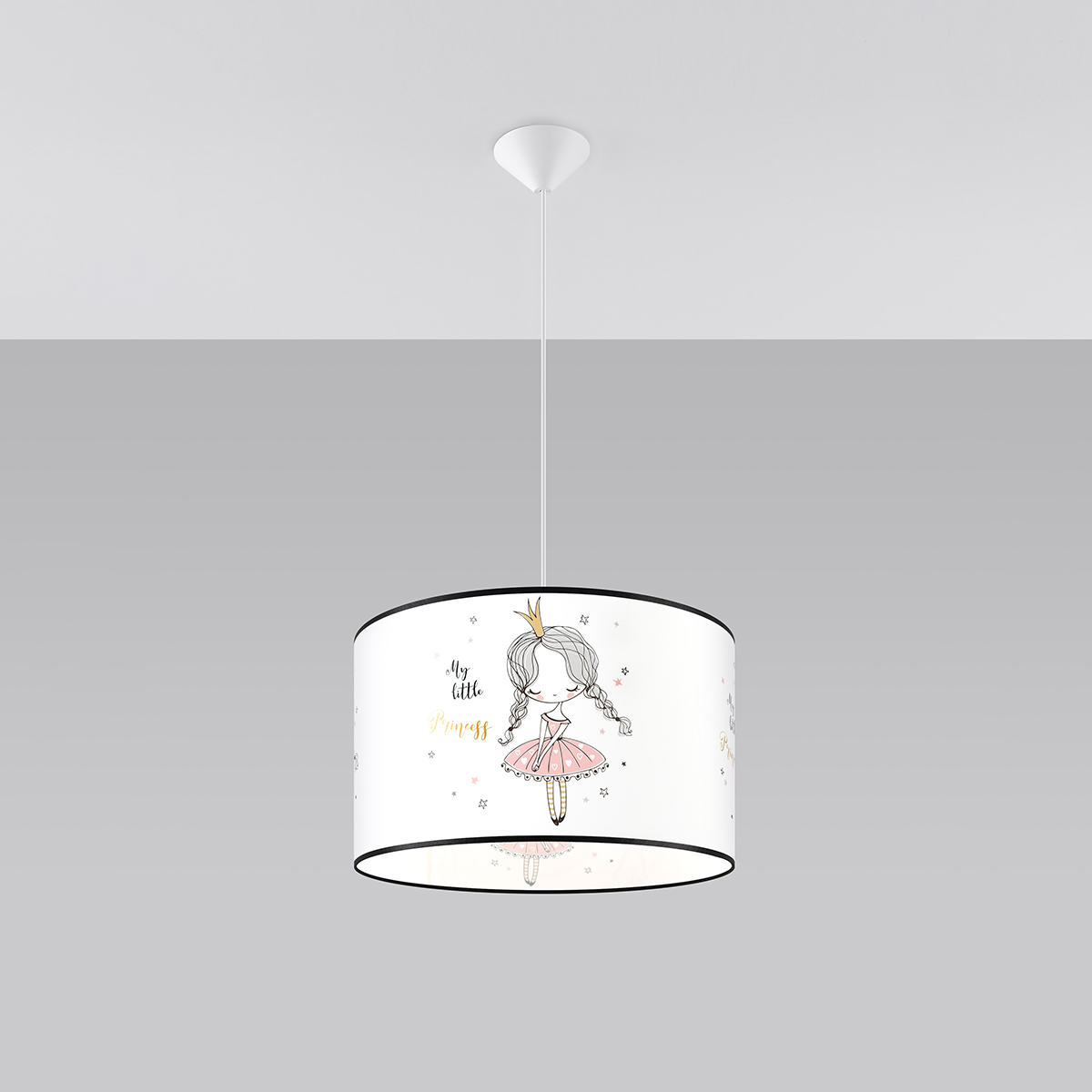 Lampa wisząca PRINESA 40 LED 4000K - 40x40x95cm Sollux