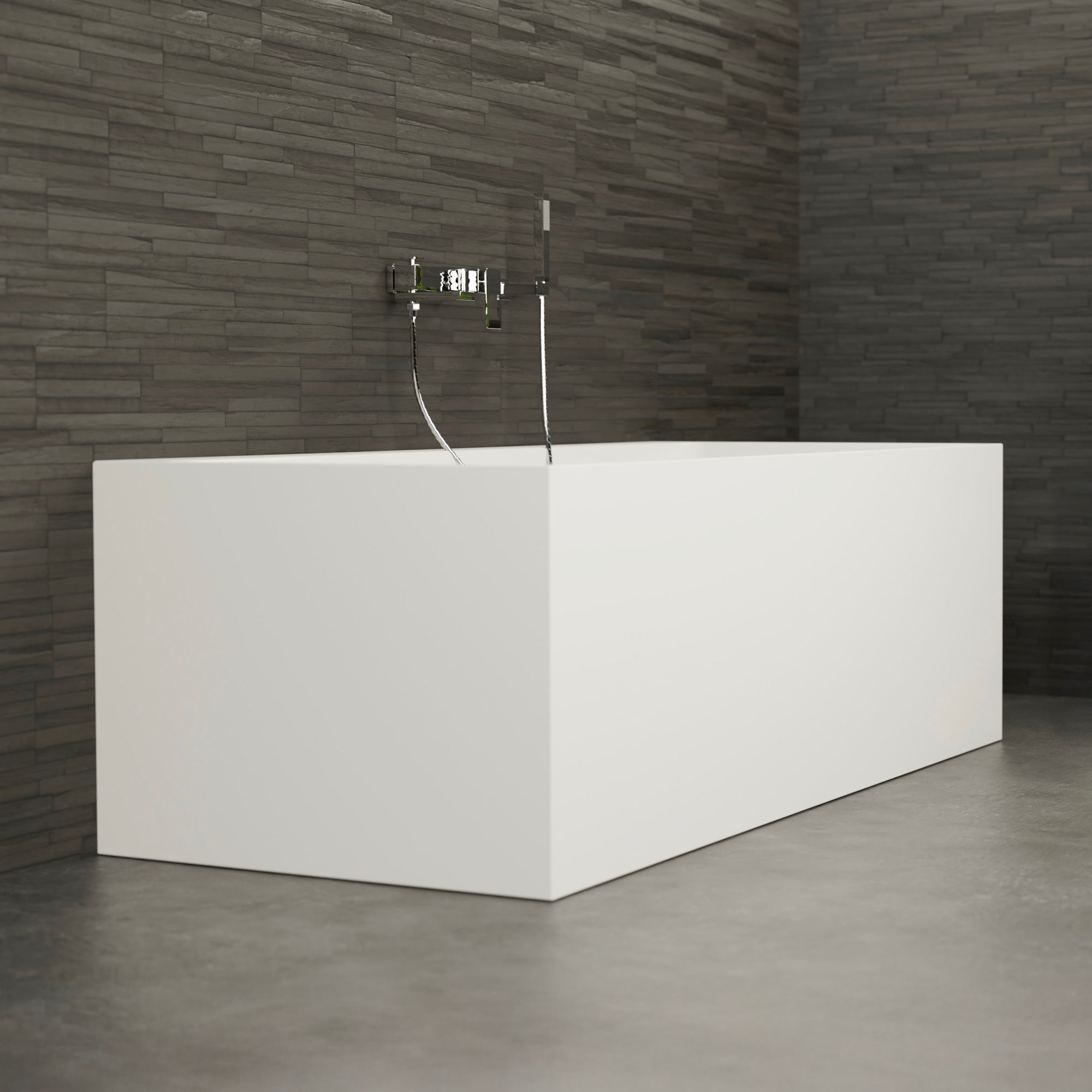Bañera exenta Cobalt 170 blanche (Blanco) L170 x l75 x h56 cm, by SPALINA - 6