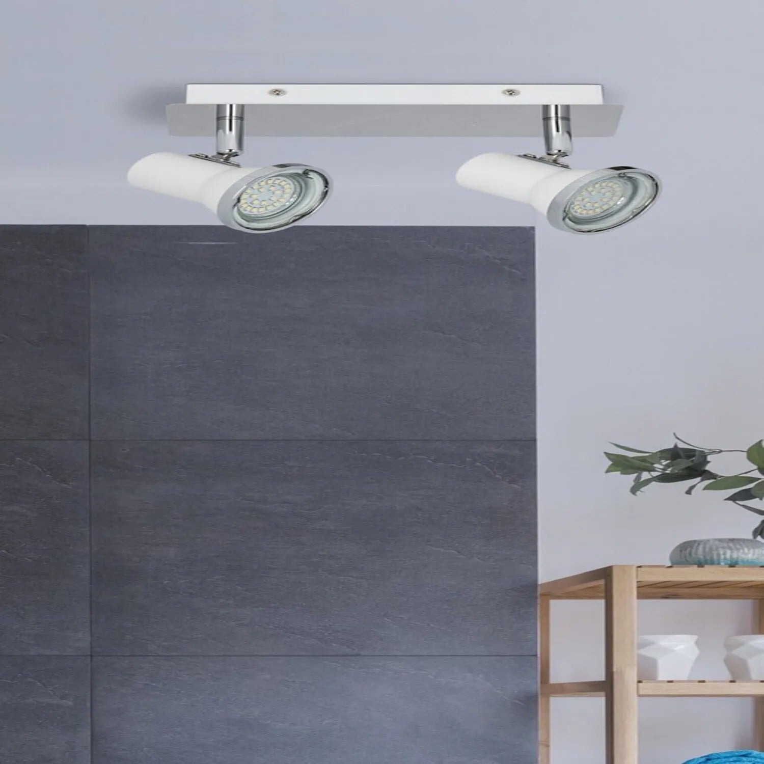 GU10 X2 IP44 Spot LED pour salle de bain IP44 - 5